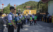 盐亭县公安局圆满完成岐伯拜谒典礼安保维稳任务