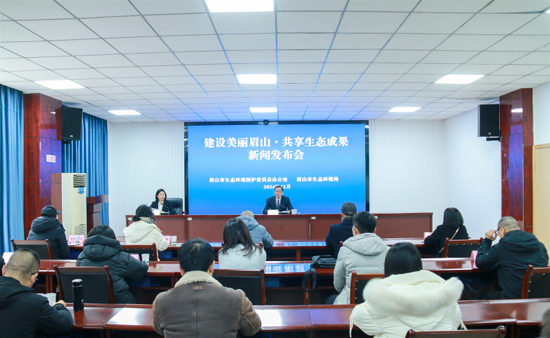 图为新闻发布会现场