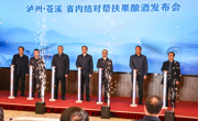 泸州-苍溪省内结对帮扶果酿酒发布会召开