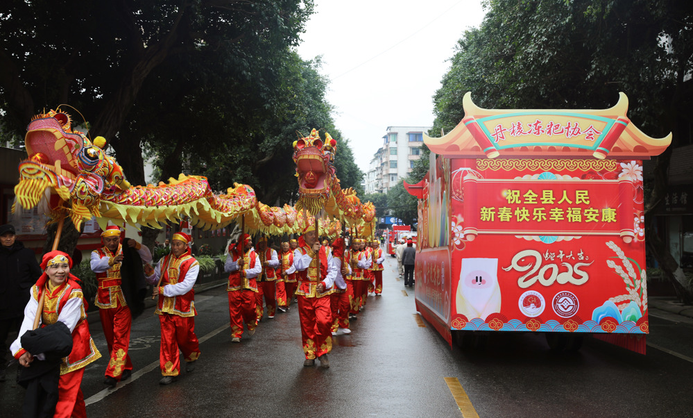 图为巡游现场（罗俊涵摄）
