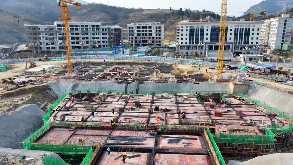 金堆初级中学项目建设现场