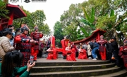 传统民俗与现代科技擦出新火花 眉山市彭山区“千年彭祖山·非遗朝山会”盛大启幕