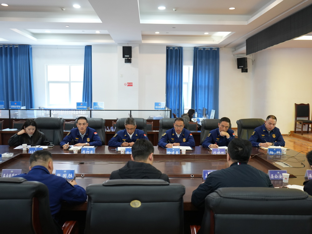 赴雅江县应急管理局开展座谈会（丁则尼玛摄）