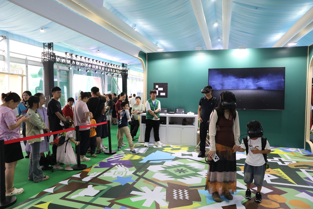 三星堆VR体验区 文潇摄影