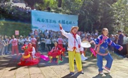 红绸祈福、高空览胜引客来，眉山老峨山朝山会玩出新花样