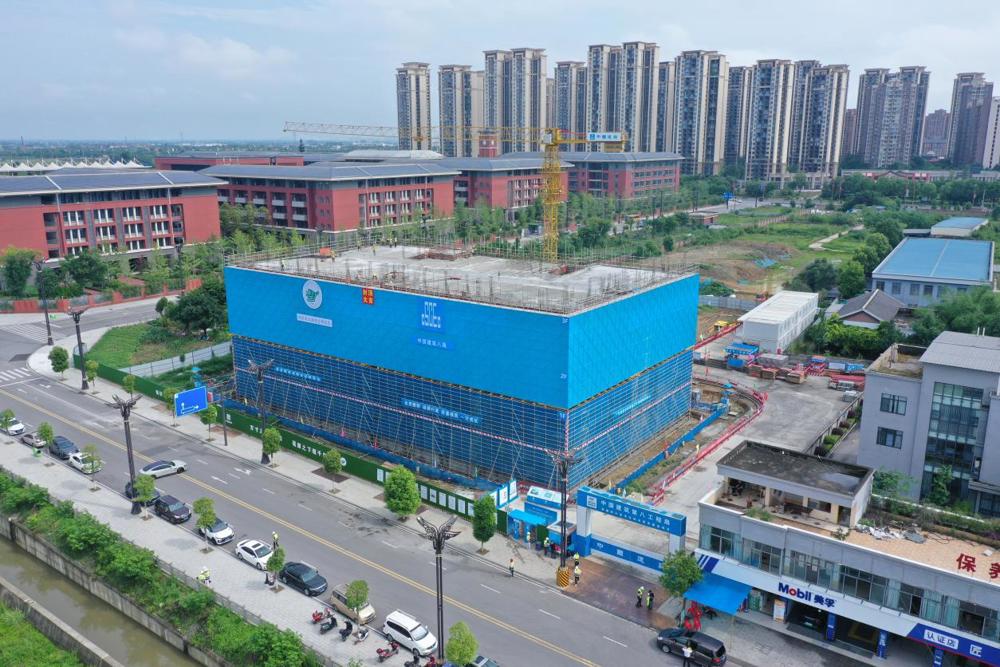 在建中的四川省考古标本库房建设项目（受访单位供图）