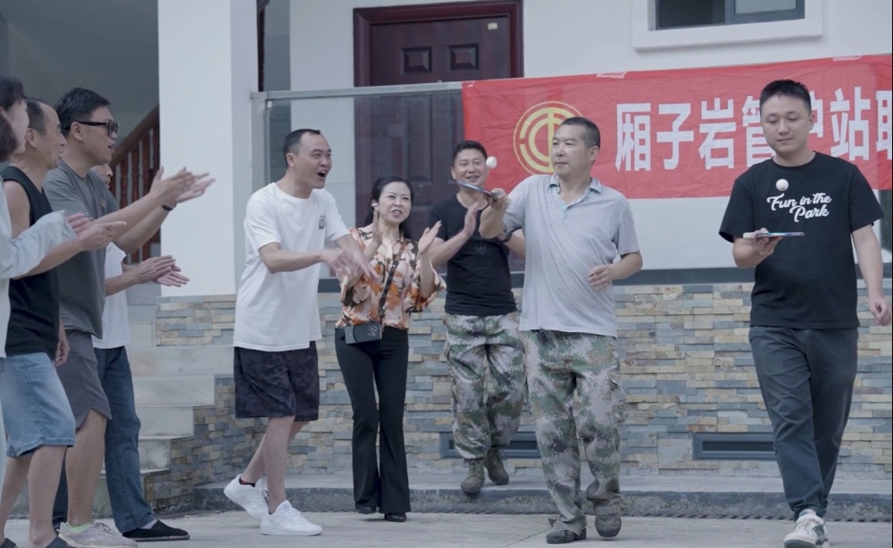 图为林场厢子岩管护站自发举行比赛