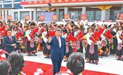 习近平在出席西藏自治区成立60周年庆祝活动后返回北京