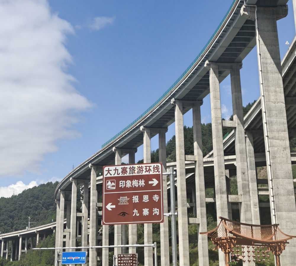 串联起多景点的大九寨旅游环线。