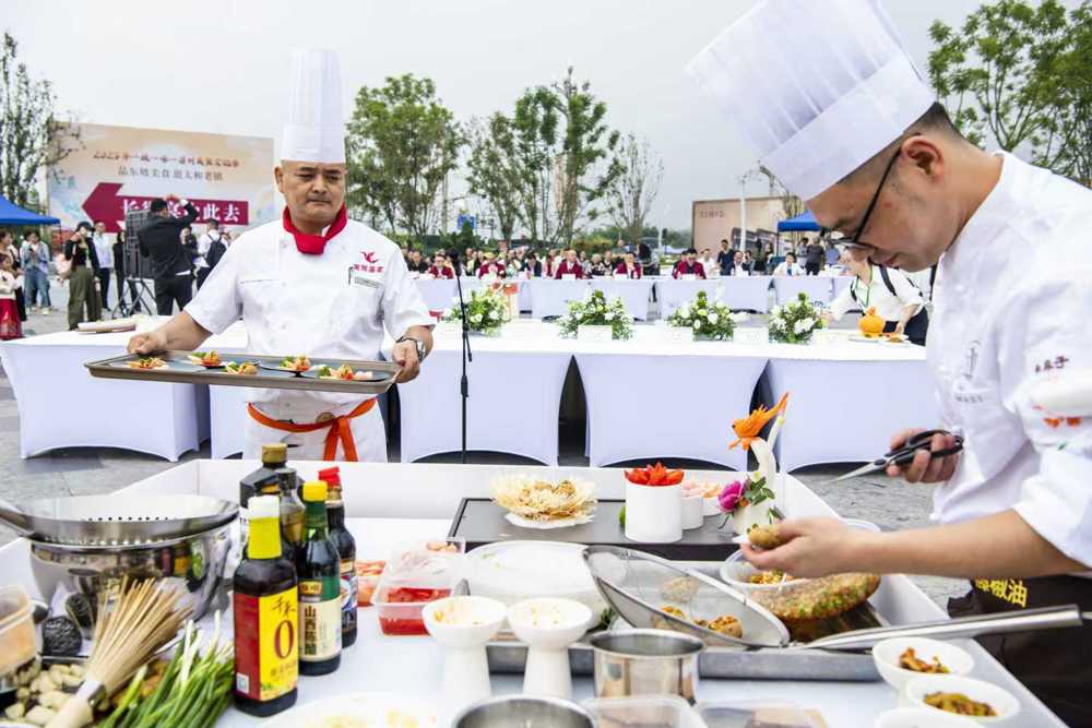 “一城一味一眉州”厨艺比拼现场