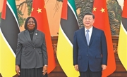 习近平会见莫桑比克总理莱维