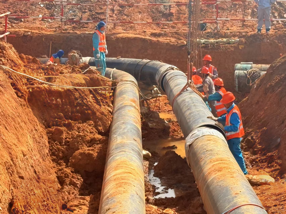 建设现场（省国资委供图）