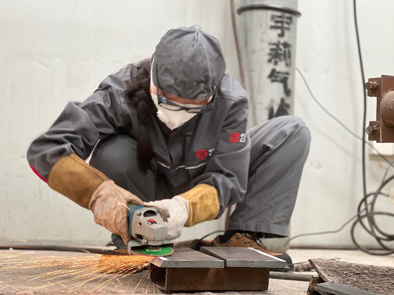 图为马泽慧在比赛中