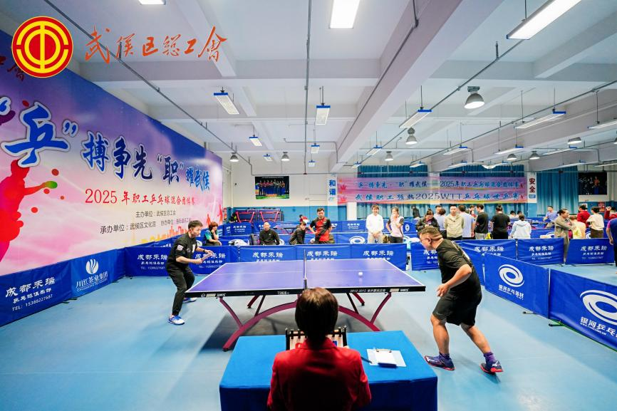 乒乓球比赛现场（受访单位供图）
