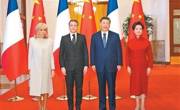 习近平同法国总统马克龙举行会谈