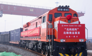 “北向班列”山东－四川北粮南运首发