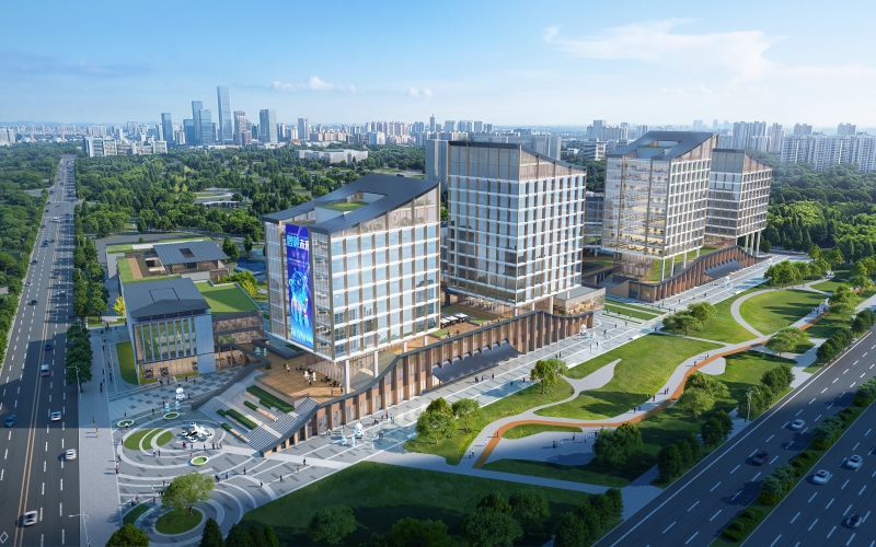 图为科创岛眉山分岛效果图