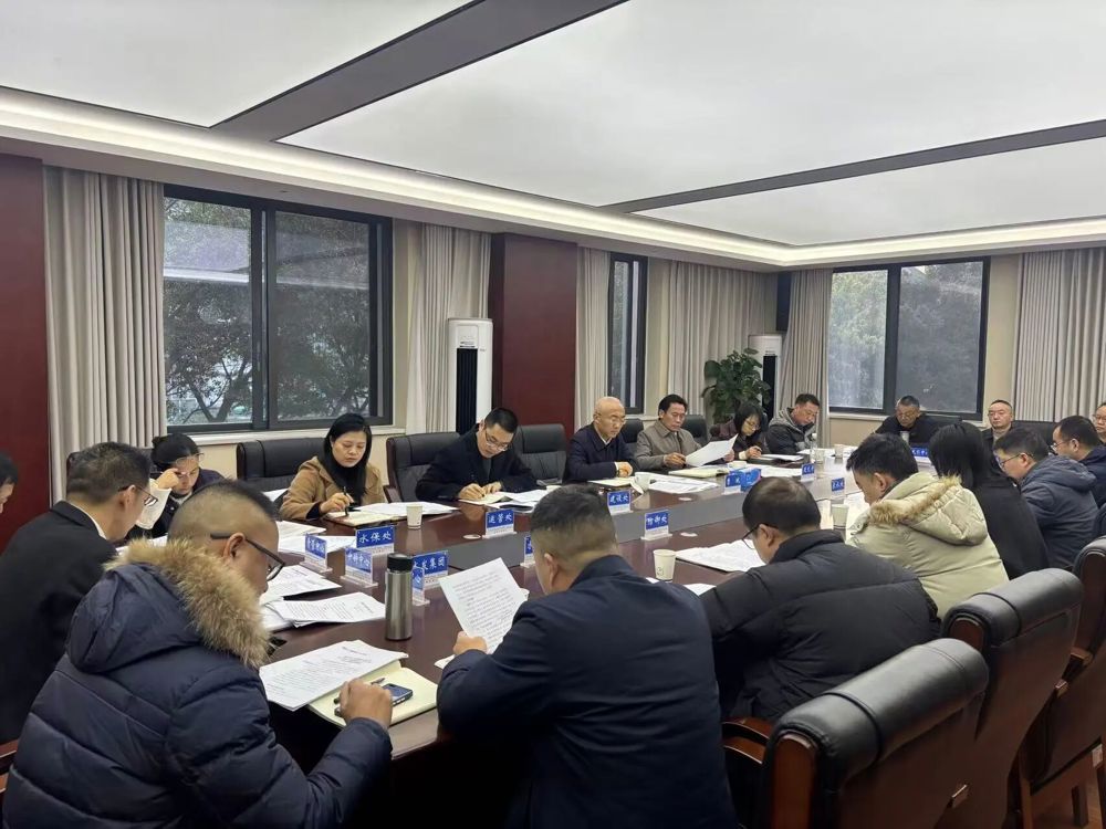 专题会议现场（省水利厅供图）