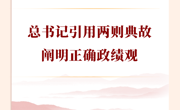 学习手记丨总书记引用两则典故阐明正确政绩观