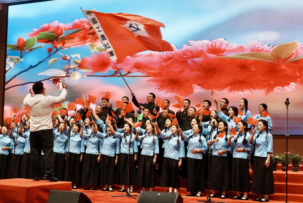 职工歌咏比赛现场