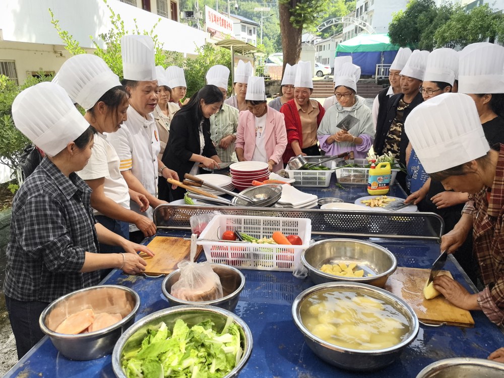 学员实训中