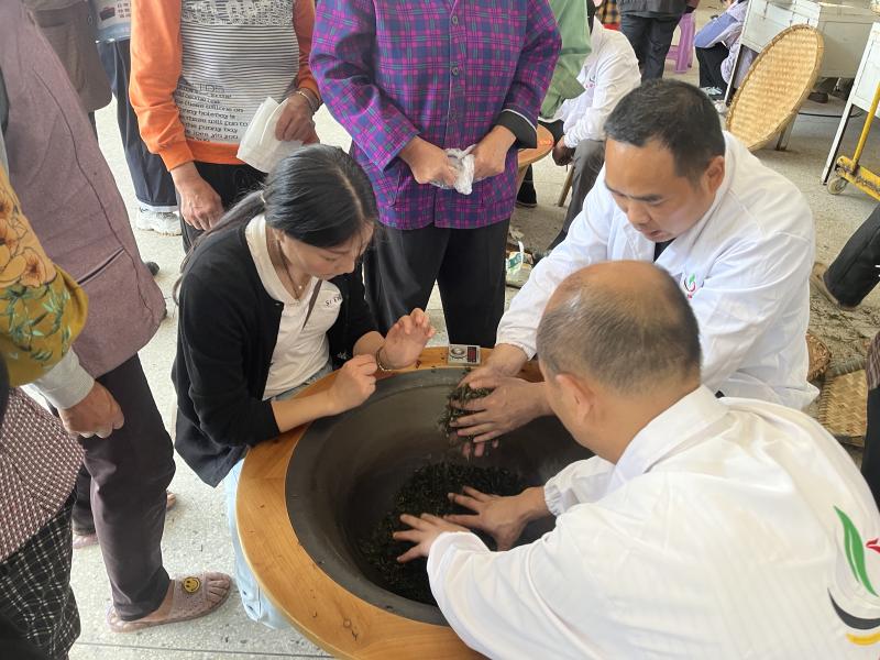 专家车间传授制茶技艺