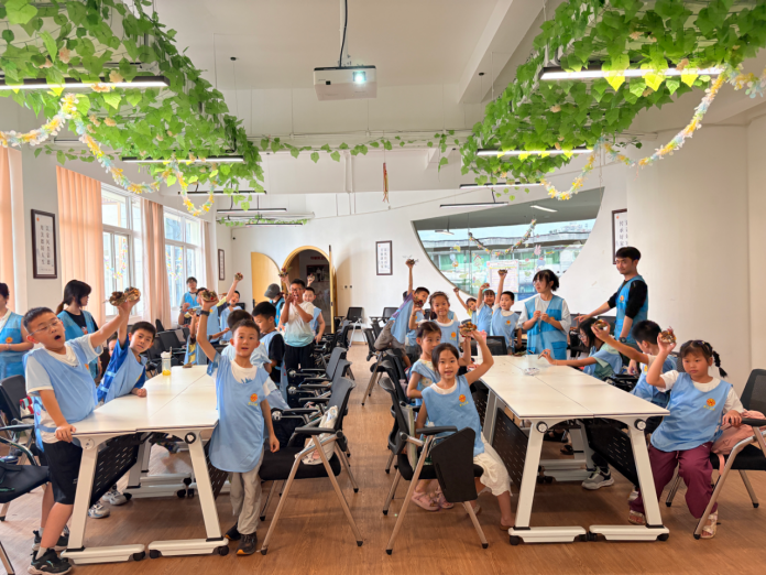 罗江工运第53期   德阳市罗江区总工会“潺工小匠・夏日趣学”职工子女暑期托管营开班(1)684