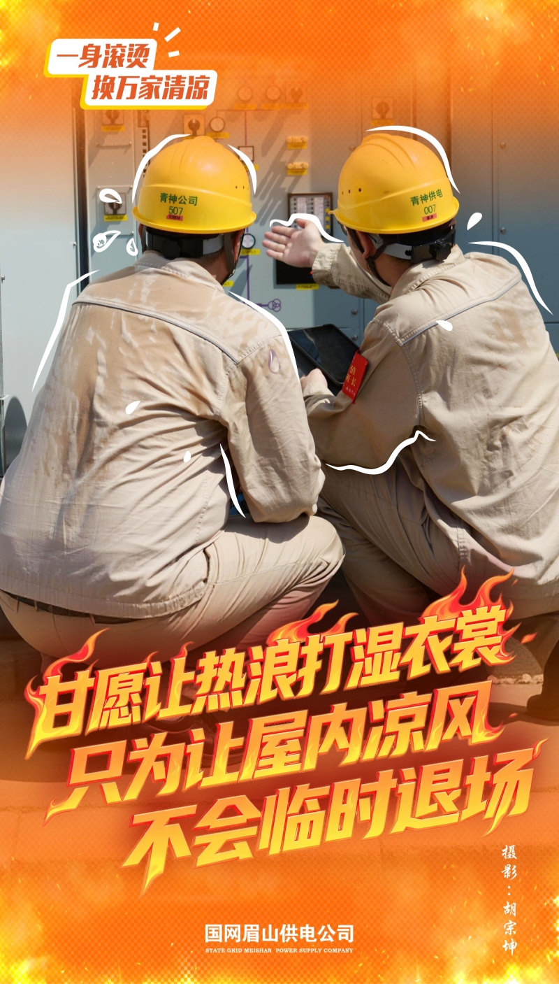 （海报由国网眉山供电公司制作提供）