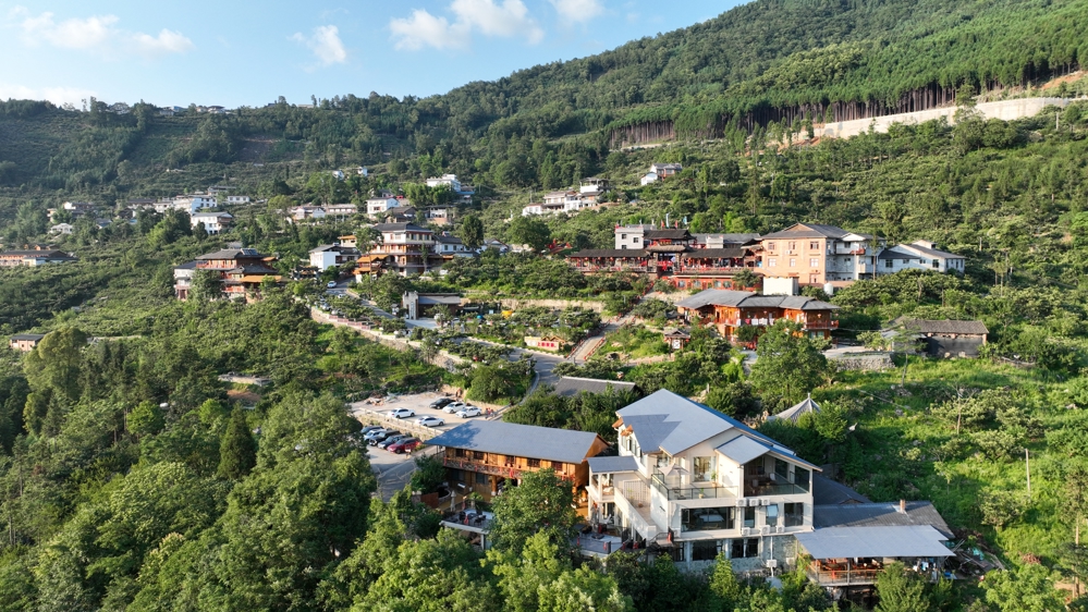村美业兴民富的石椅村