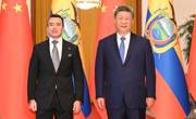 习近平同厄瓜多尔总统诺沃亚会谈
