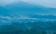 晨雾漫青山 沐川水墨长卷入画来